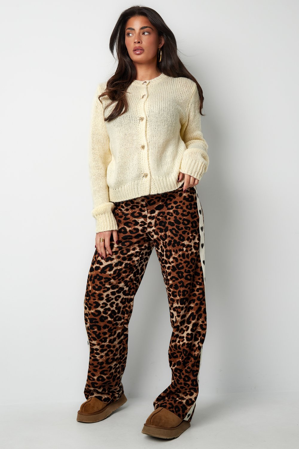 Cardigan lavorato a maglia Love h5Immagine15